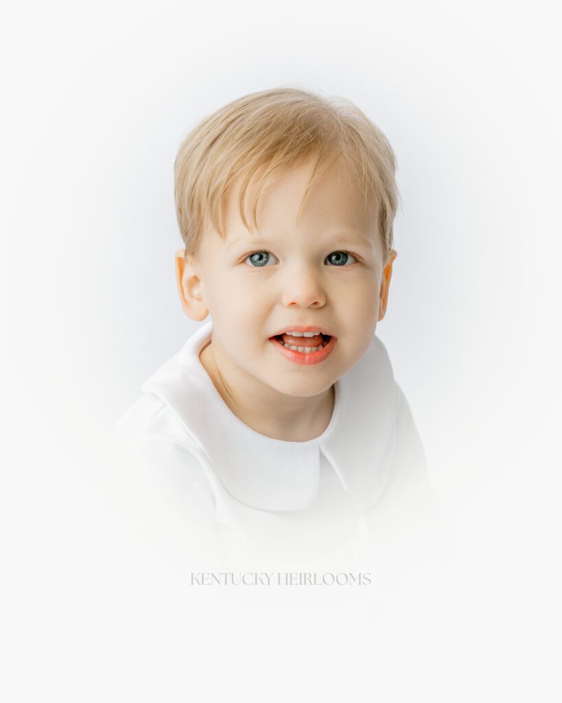 little boy heirloom portrait in louisville ky